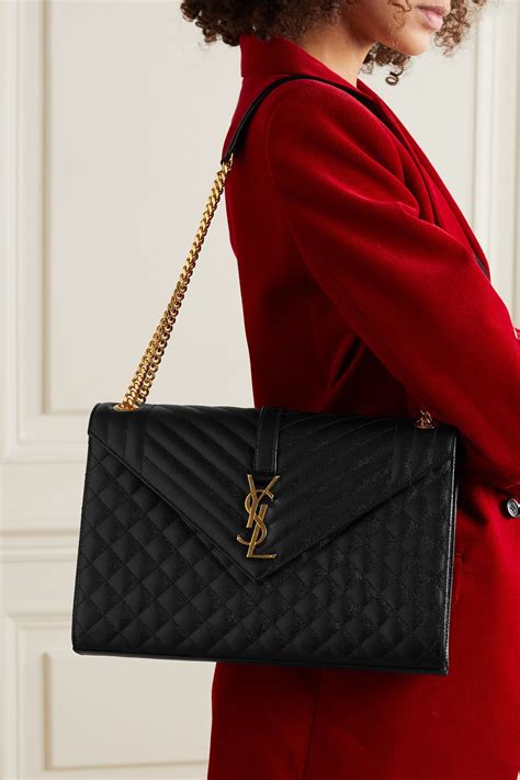 ysl large envelope calfskin shoulder bag|Women's Saint Laurent Handbags .